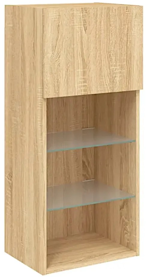 5-częściowy zestaw mebli w kolorze dębu sonoma W3-R28