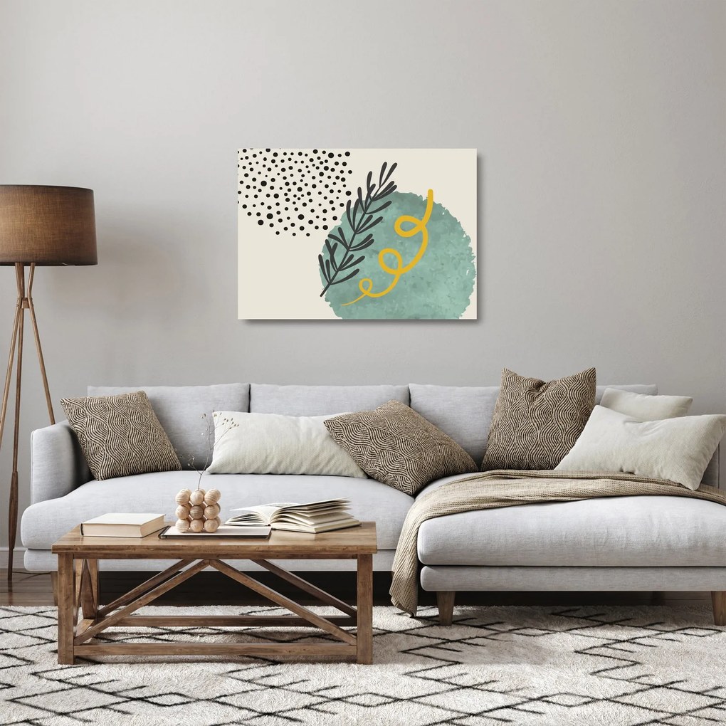 Obraz na szkle - Arkusze abstrakcyjne N⁰1 (70x50 cm)