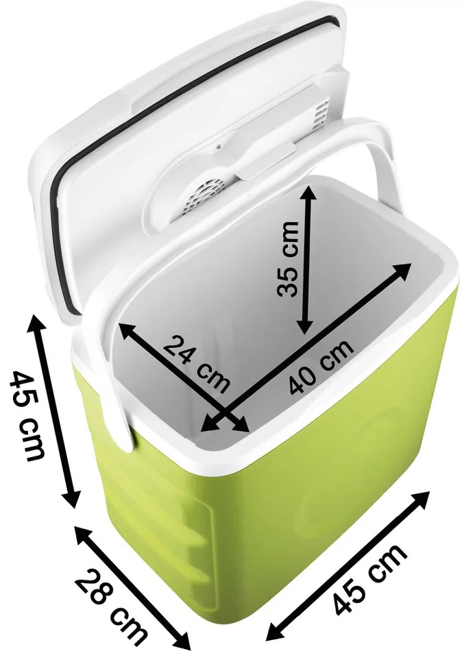 Sencor SCM 2130 Lodówka samochodowa 30 l, zielony