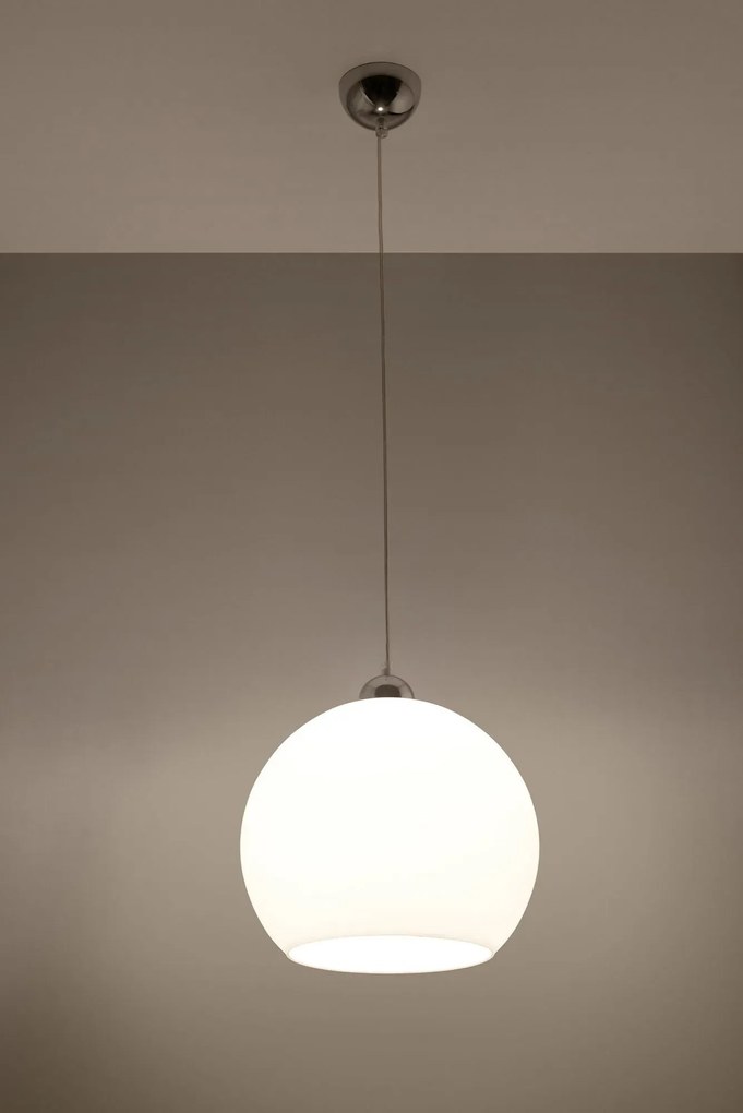 Okrągła szklana lampa wisząca LED G0-R36