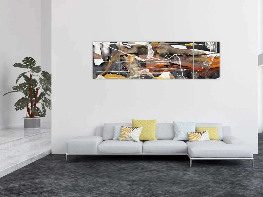 Obraz - Abstrakcja (170x50 cm)