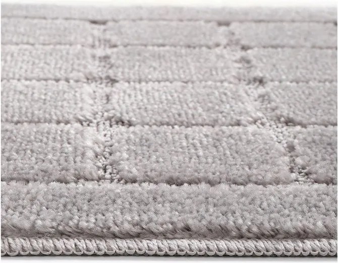 Szare dywaniki łazienkowe zestaw 2 szt. 50x80 cm Kareli – Foutastic