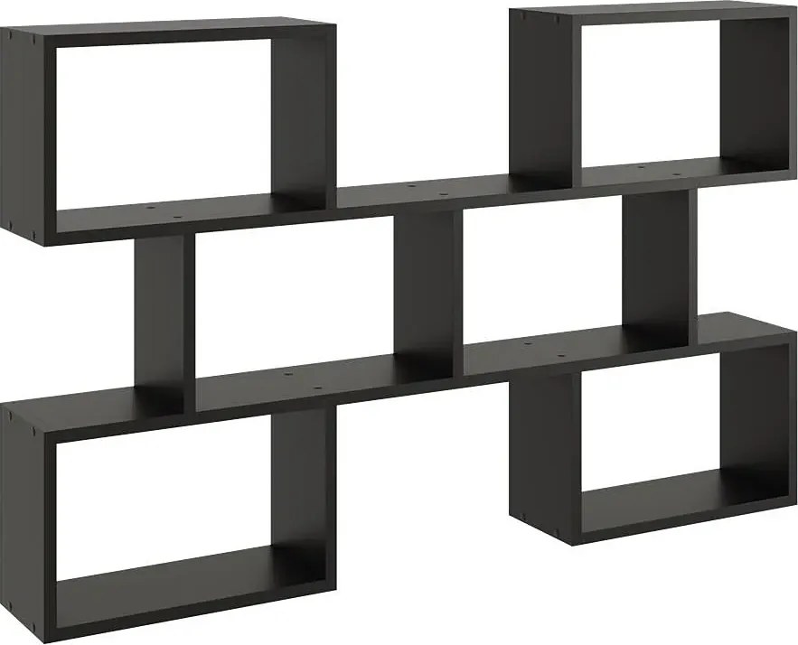 Czarna minimalistyczna półka wisząca Z2-R39