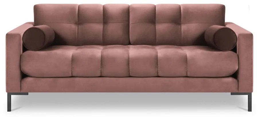 Różowa aksamitna sofa Cosmopolitan Design Bali