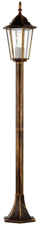 Lampa zewnętrzna ARRAIA 1xE27/15W/230V IP44 brąz patyna