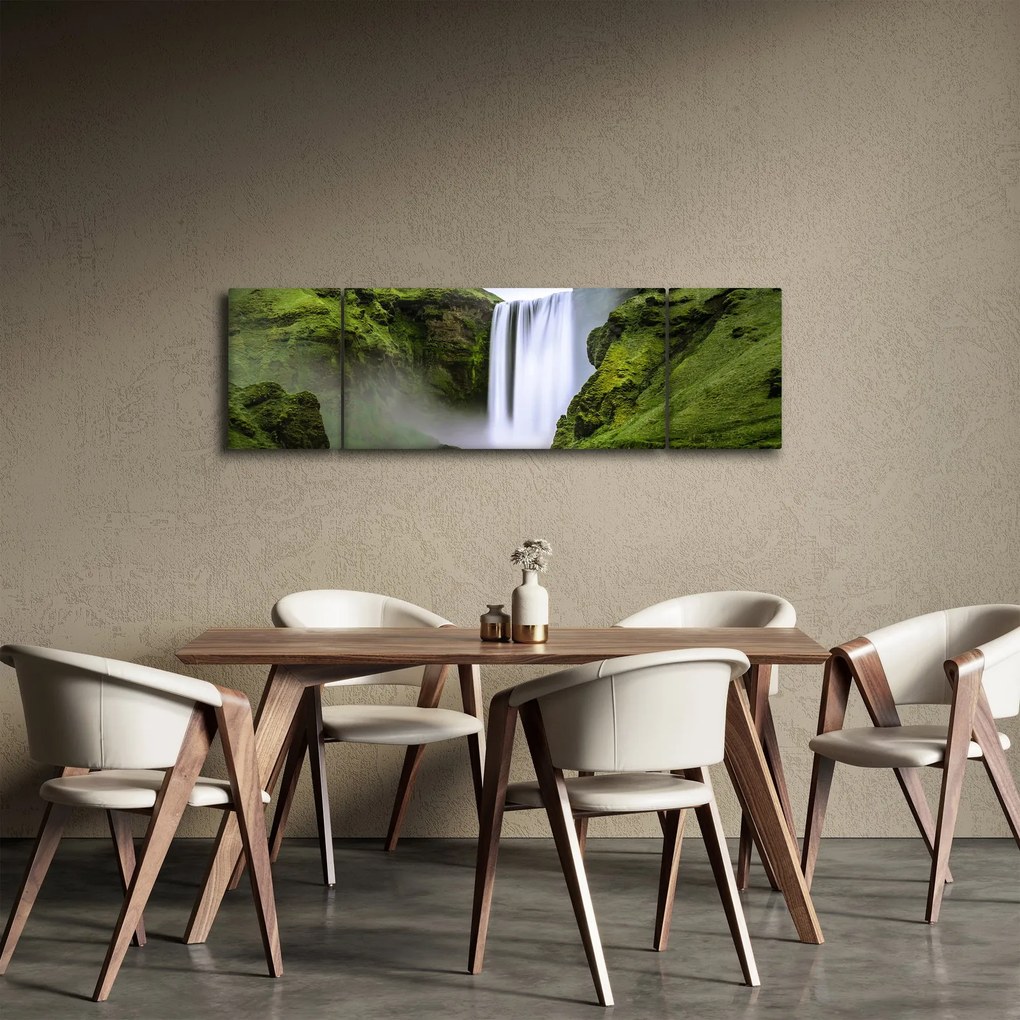 Obraz wodospadów (170x50 cm)