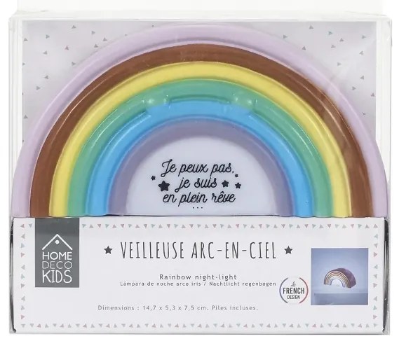 Dziecięca lampka nocna LED DREAMBOW 14x7cm