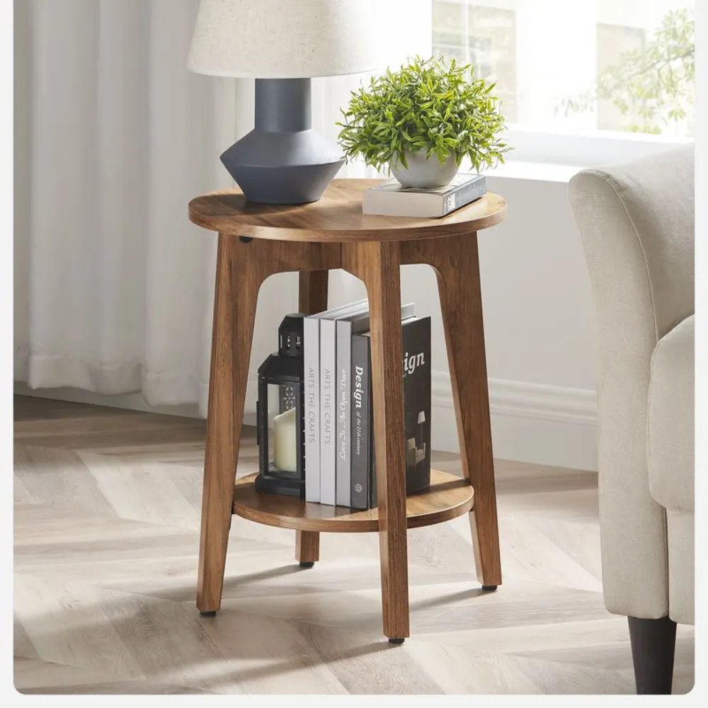 Stolik kawowy NORDIC, 40×50cm, brązowa Vasagle