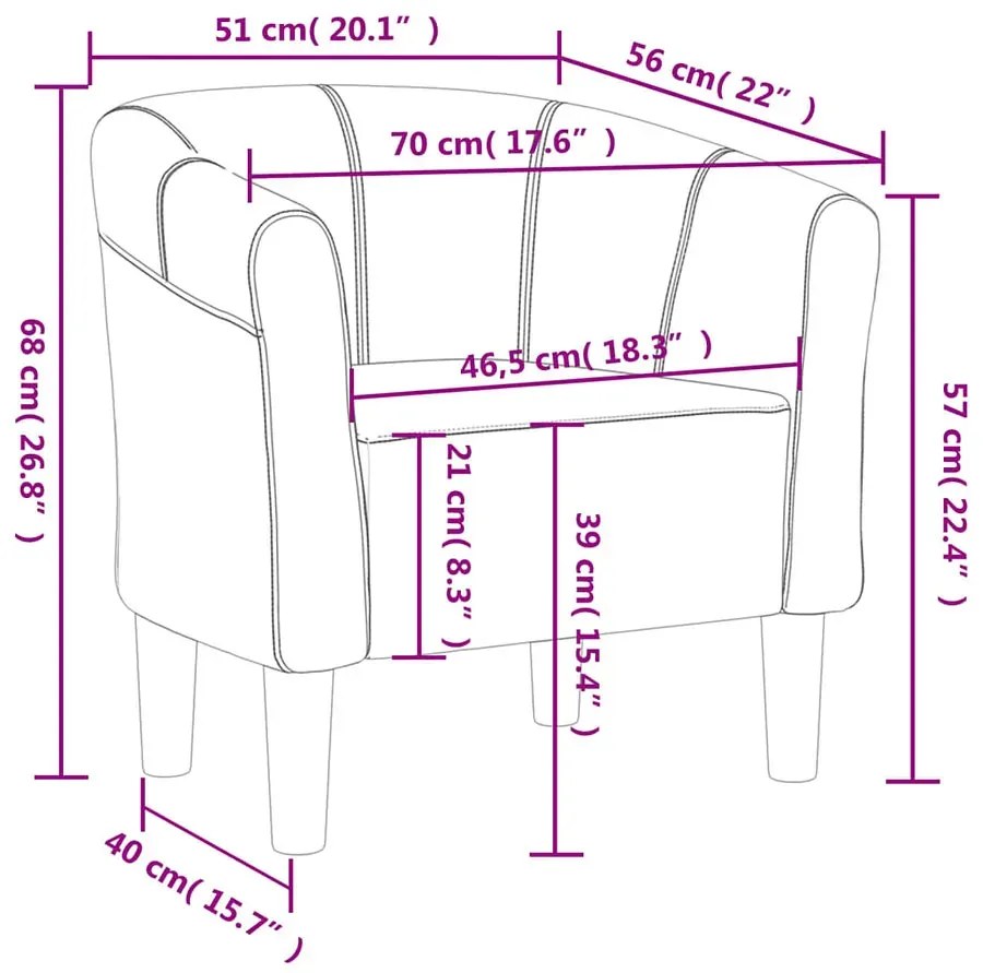 Jasnoszary fotel klubowy E8-A87
