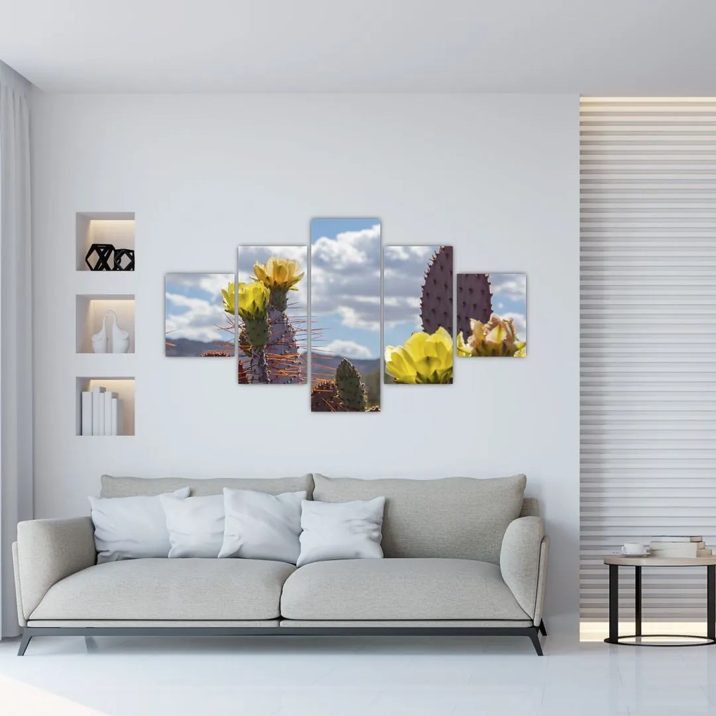 Obraz opuncji (125x70 cm)