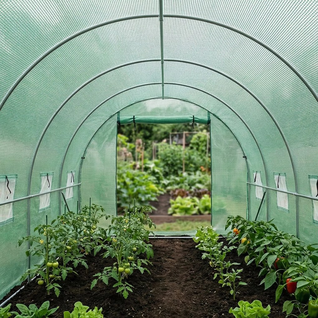 Folia na tunel ogrodowy do upraw, bez stelaża VANA, 6 x 3 m
