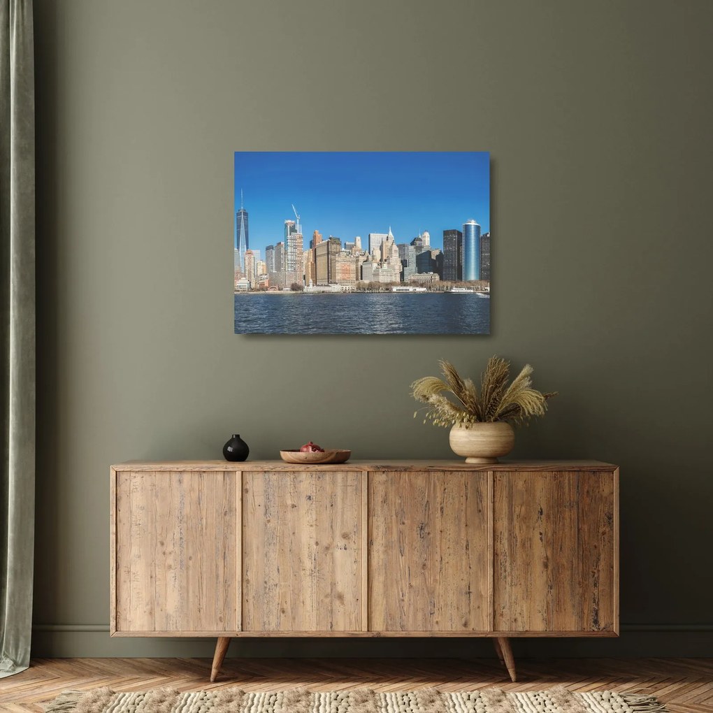 Obraz na szkle - Manhattan w Nowym Jorku (70x50 cm)