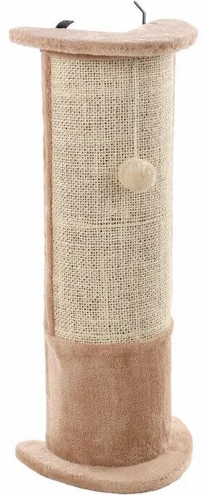 Flamingo Drapak narożny elegancki ze sznurkiem, 29 x 21 x 71 cm, beżowy