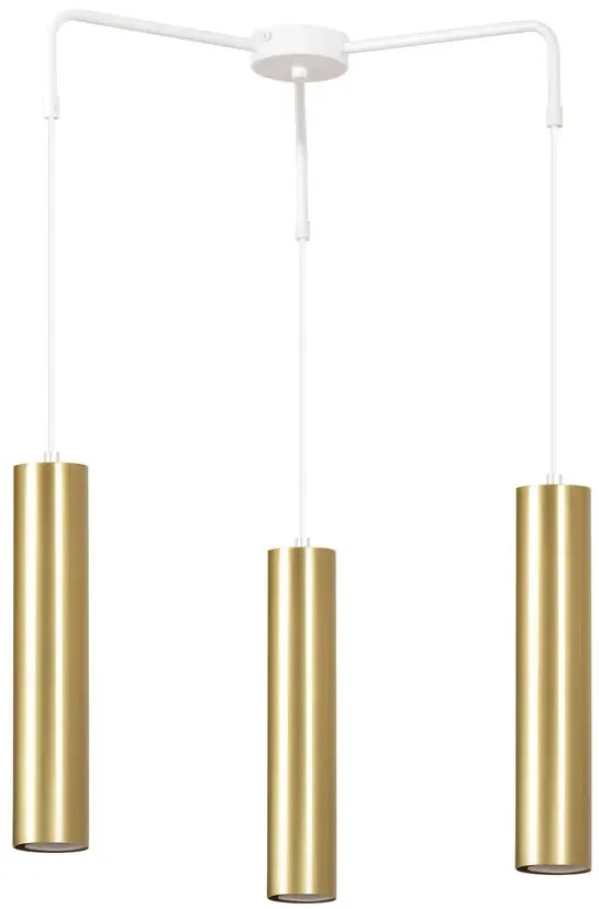 Biała nowoczesna lampa wisząca spot - D063 D4-R33