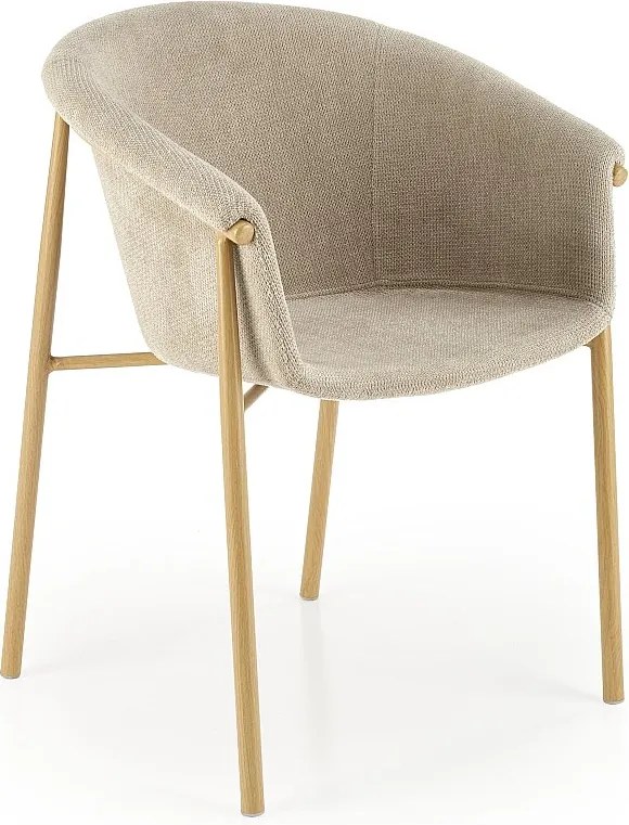 Krzesło tapicerowane K489 beżowe