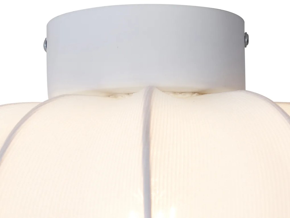 Lampa sufitowa Japandi biała 27 cm - Plu Asyesha