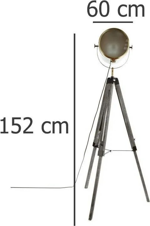 Lampa podłogowa na 3 nogach, wys. 152 cm