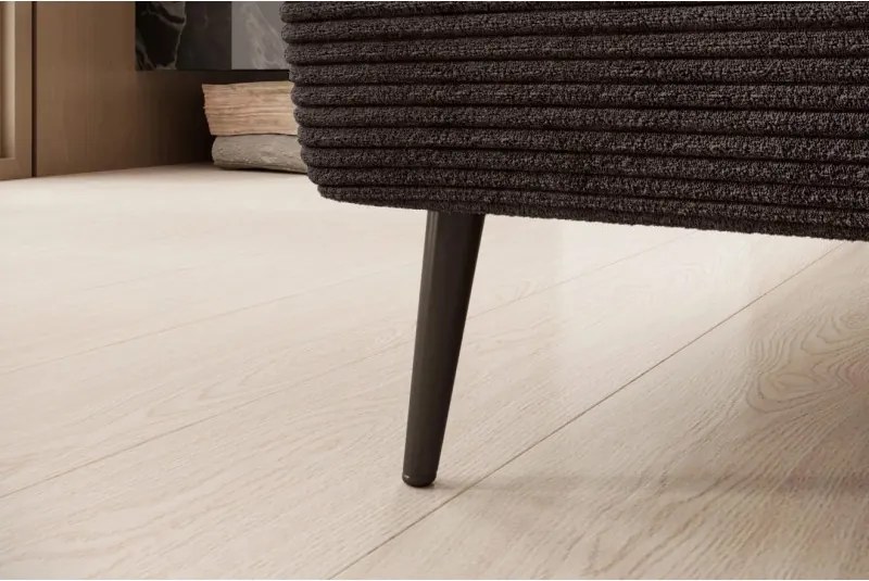 Narożnik ALISSON S/MINI Lewostronny wolnostojący w tkaninie POSO 04 WERSAL