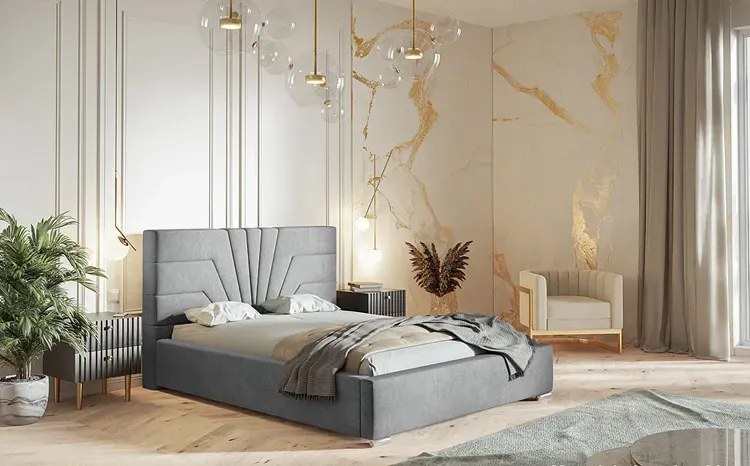 Łóżko dwuosobowe 180x200 Attanis 4X - 36 kolorów