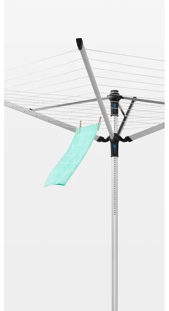 Ogrodowa suszarka na pranie w kolorze srebra 60 m Lift-o-Matic Advance – Brabantia
