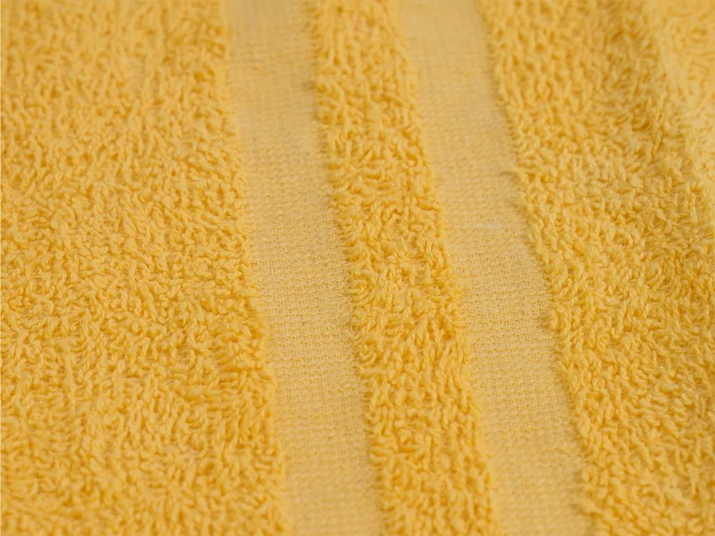 Ręcznik DUAL BASIC 50 x 100 cm żółty, 100% bawełna