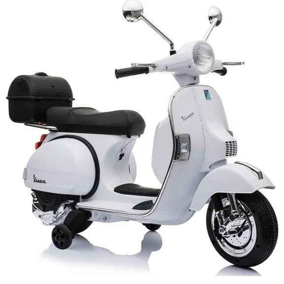 Skuter na akumulator vespa biały