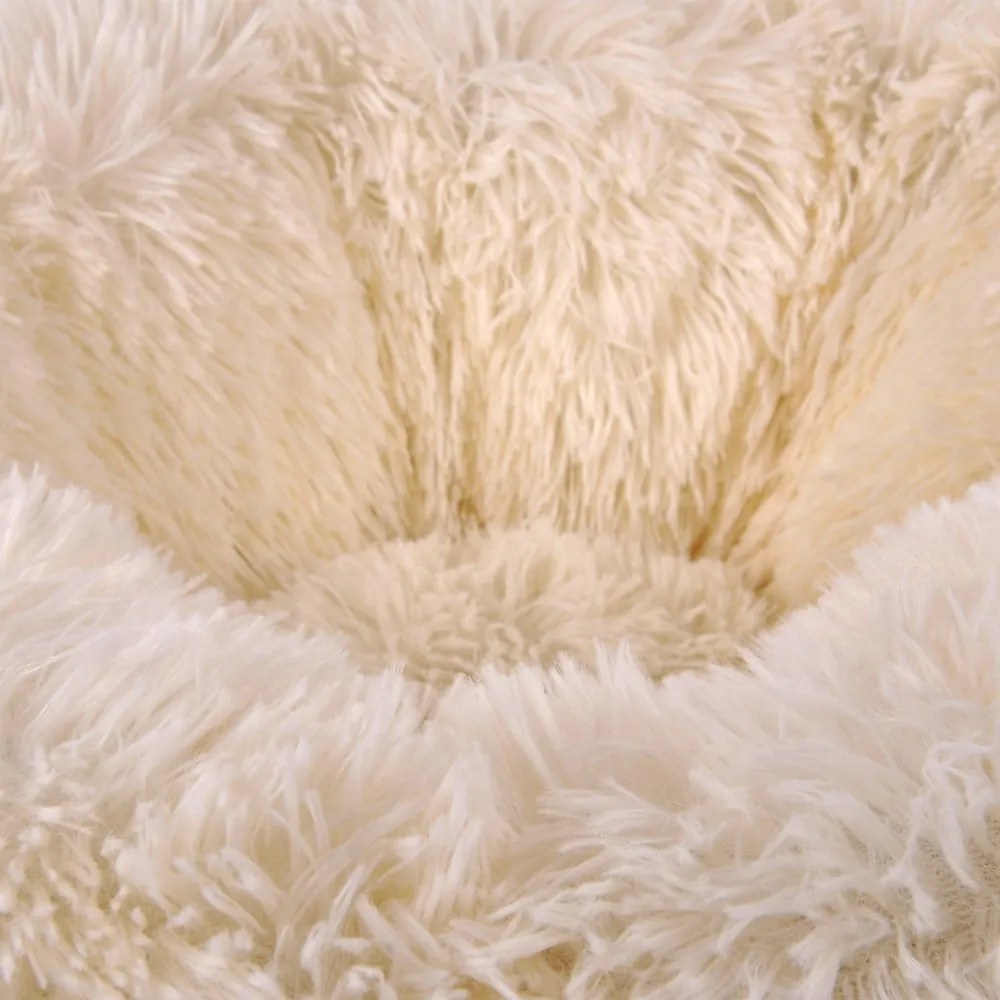 Kremowe legowisko dla psów ø 75 cm Fluffy – Love Story