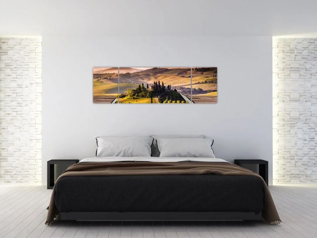 Obraz krajobrazu w książce (170x50 cm)