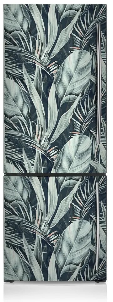 Okleina magnetyczna na lodówkę Egzotyczne liście