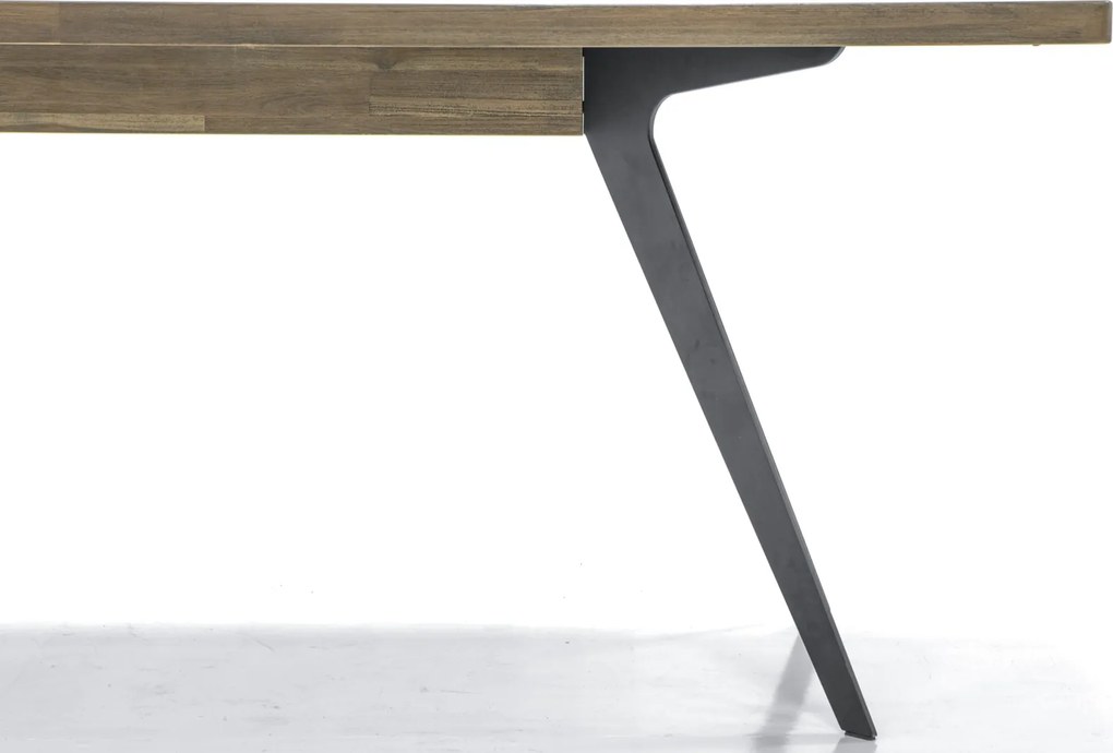 Drewniany stół do jadalni w stylu industrialnym Massa D05 200 cm