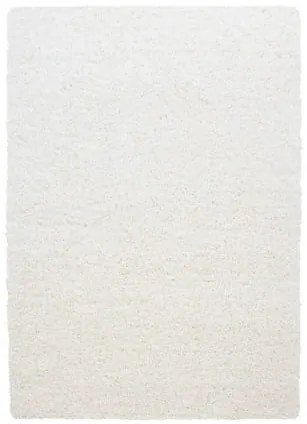 Dywan shaggy jednokolorowy krem 120 cm x 170 cm