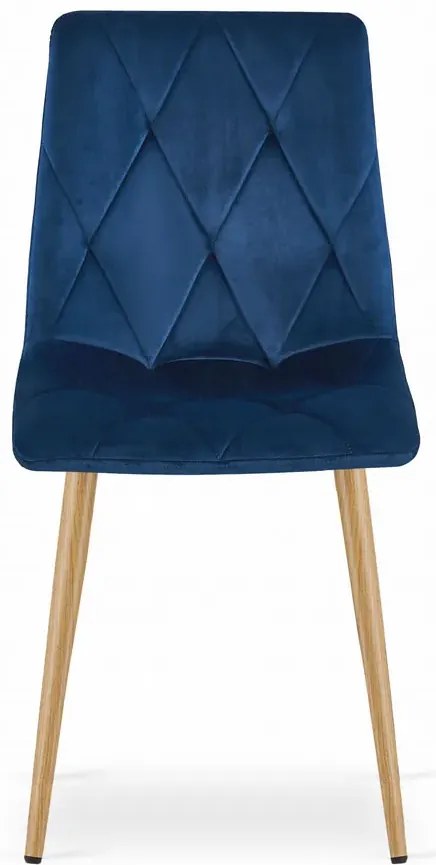 Tanie granatowe krzesło do jadalni C8-G04