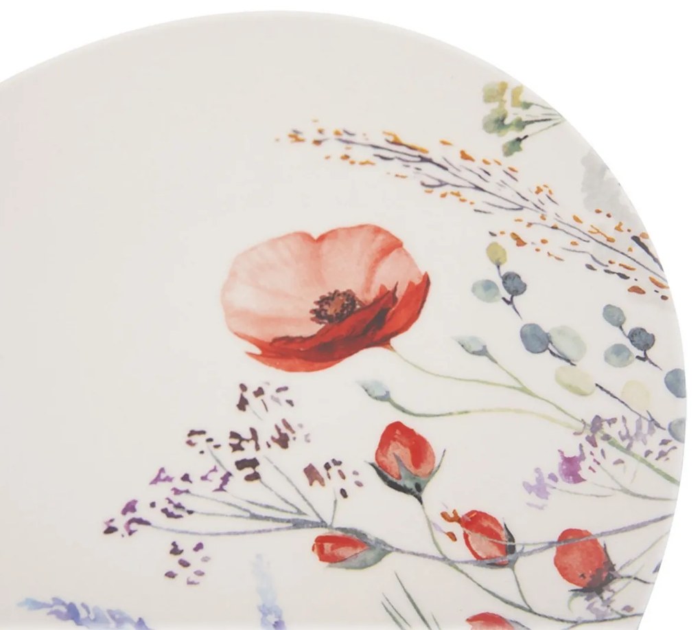 Orion Porcelanowy talerz do serwowania Mak,średnica 27,3 cm