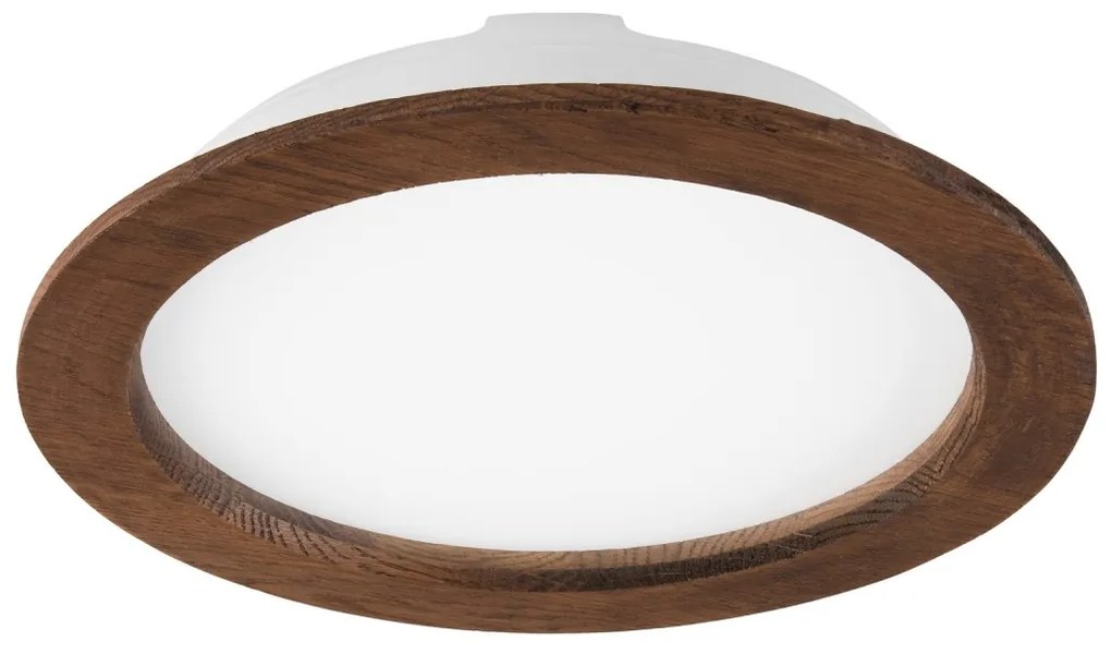 LED Oprawa wpuszczana WOODY SPOT LED/23,5W/230V 4000K wiśnia ø 23,5 cm