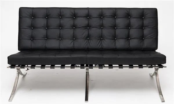 Sofa dwuosobowa BA2 insp. Barcelona skóra naturalna