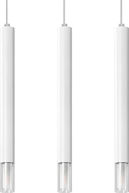 Lampa wisząca WEZYR 3 biała