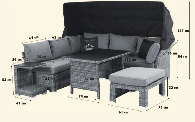 Doppler RELAX ogrodowy zestaw wypoczynkowy