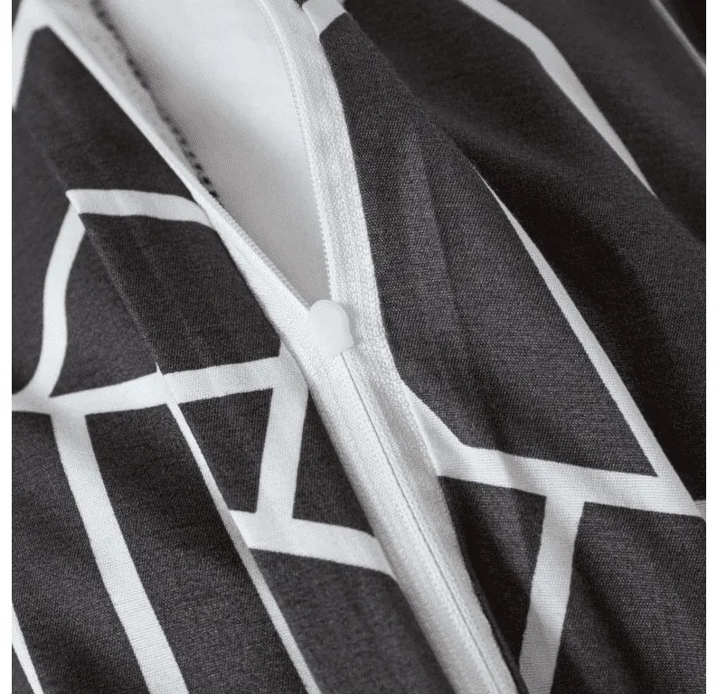 PrzytulneMieszkanie.pl PrzytulneMieszkanie.pl Pościel z mikrofibry CHARCO szara Rozmiar pościeli: 70 x 90 cm | 140 x 200 cm