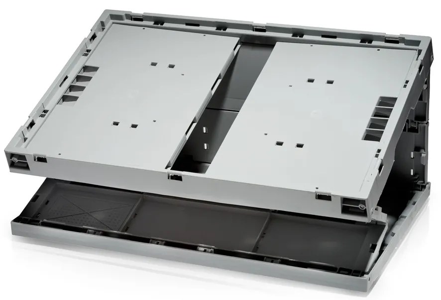 Skrzynka plastikowa bez wieka, 600 x 400 x 300 mm