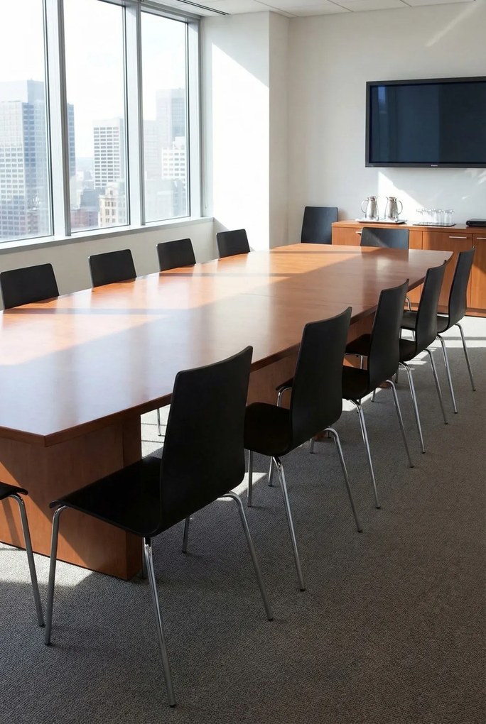 Nowoczesne krzesło konferencyjne czarny + chrom R0-W49