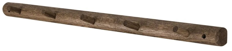 Brązowy wieszak ścienny z litego drewna dębowego 72 cm Roots – Mette Ditmer Denmark