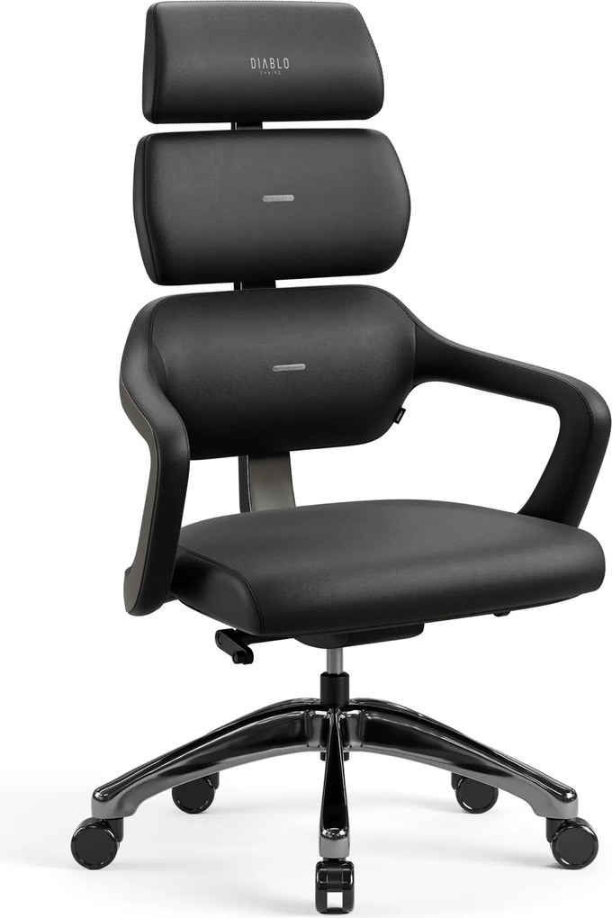 Modułowy fotel ergonomiczny do biura Diablo V-Modular Carbon Black