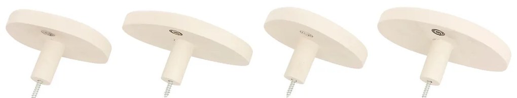 Wieszaki ścienne organiczny kształt KAREN, 4 haczyki