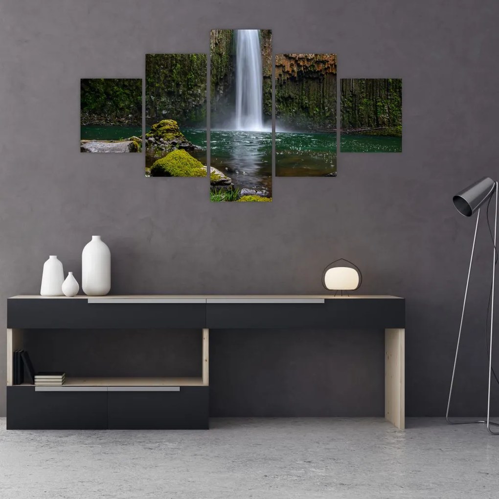 Obraz wodospadów (125x70 cm)