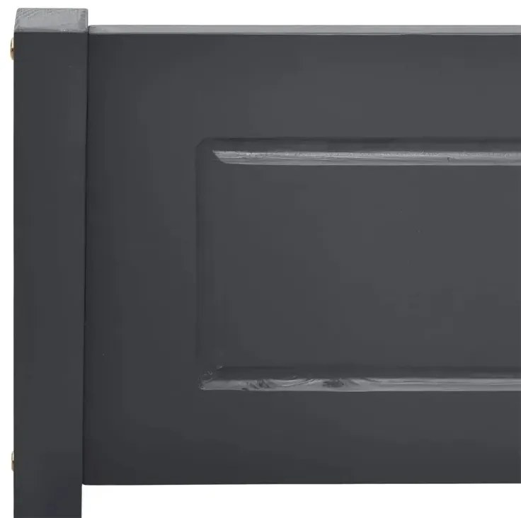 Szare Sosnowe Dwuosobowe Łóżko 160X200 W3-G22