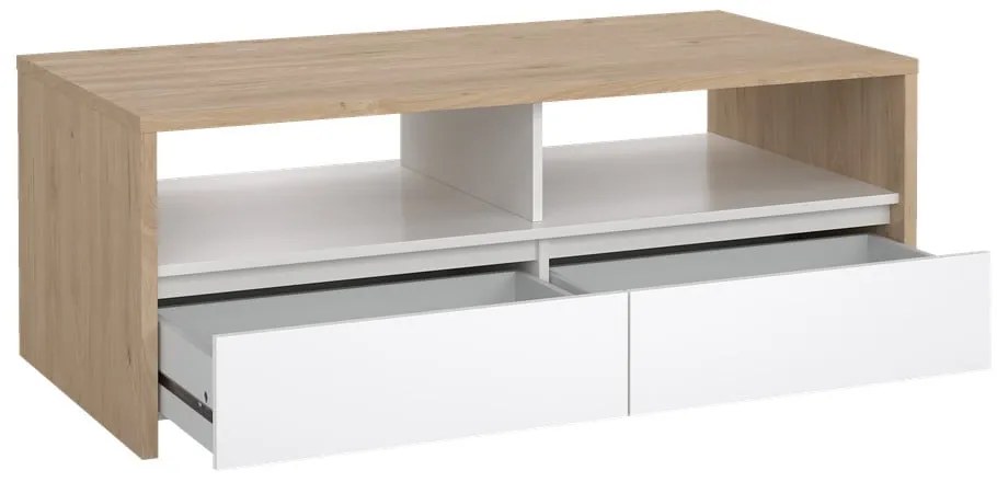Biało-naturalny stolik 60x120 cm Next – Tvilum