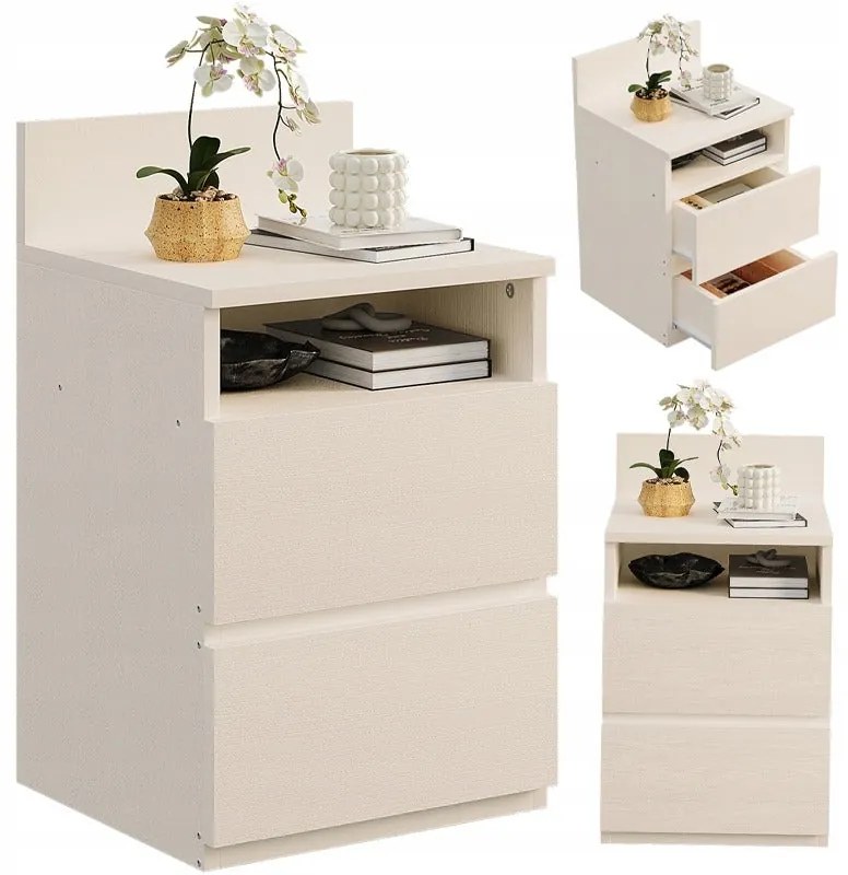 Szafka słupek z szufladami rustykalny dąb komoda stojąca wąska pojemna loft