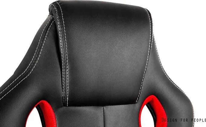 Gamingowy fotel Dynamiq V7 czarno-czerwony