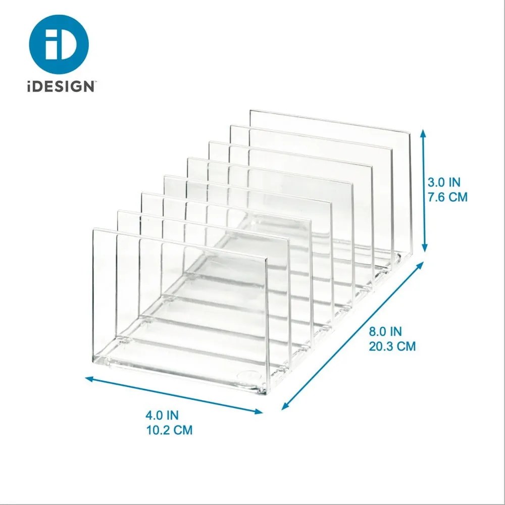 Organizer łazienkowy na kosmetyki z plastiku z recyklingu Palette Station – iDesign