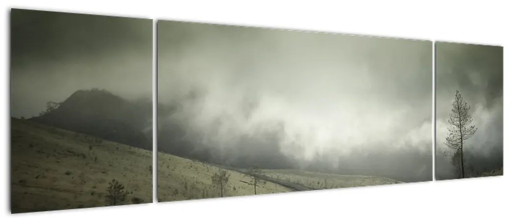 Obraz krajobrazu przed burzą (170x50 cm)